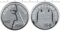 Продать Монеты Финляндия 10 евро 2010 Серебро