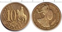 Продать Монеты Великобритания 10 евроцентов 2002 