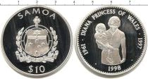 Продать Монеты Самоа 10 долларов 1998 Серебро