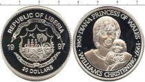 Продать Монеты Либерия 20 долларов 1997 Серебро