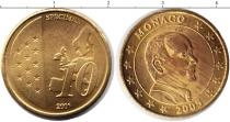 Продать Монеты Монако 10 евроцентов 2005 