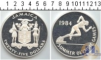 Продать Монеты Ямайка 25 долларов 1984 Серебро