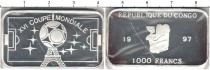 Продать Монеты Конго 1000 франков 1997 Серебро