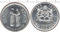 Продать Монеты Марокко 100 дирхам 1986 Серебро