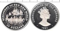 Продать Монеты Багамские острова 10 долларов 1991 Серебро