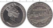 Продать Монеты Гибралтар 1 крона 1993 Медно-никель