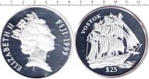 Продать Монеты Фиджи 25 долларов 1999 Серебро