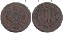 Продать Монеты Ритберг 4 пфеннига 1703 