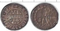Продать Монеты Брауншвайг-Вольфенбюттель 6 марьенгрош 1676 Серебро