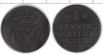 Продать Монеты Германия 1 пфенниг 1697 Медь