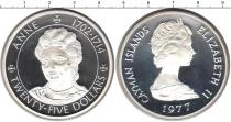 Продать Монеты Каймановы острова 25 долларов 1977 Серебро