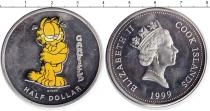 Продать Монеты Острова Кука 1/2 доллара 1999 Медно-никель