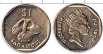 Продать Монеты Фиджи 1 доллар 1998 