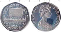 Продать Монеты Остров Мэн 50 пенсов 1983 Медно-никель