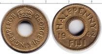 Продать Монеты Фиджи 1/2 пенни 1942 Медь