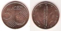 Продать Монеты Нидерланды 5 евроцентов 2014 сталь с медным покрытием