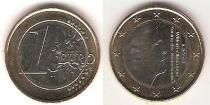 Продать Монеты Нидерланды 1 евро 2014 Биметалл