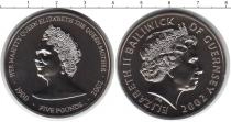 Продать Монеты Гернси 5 фунтов 2002 Медно-никель