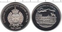 Продать Монеты Мальтийский орден 100 лир 2004 Медно-никель