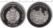 Продать Монеты Мальтийский орден 100 лир 2004 Медно-никель