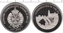 Продать Монеты Мальтийский орден 100 лир 2004 Медно-никель