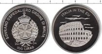 Продать Монеты Мальтийский орден 100 лир 2004 Медно-никель