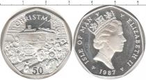Продать Монеты Остров Мэн 50 пенсов 1987 Серебро