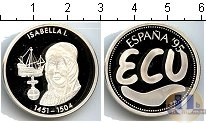 Продать Монеты Испания 1 экю 1995 Серебро