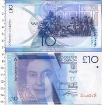 Продать Банкноты Гибралтар 10 фунтов 0 