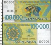 Продать Банкноты Кабо Дахла 100000 песет 0 