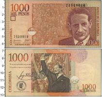 Продать Банкноты Колумбия 1000 песо 2007 