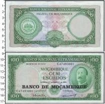 Продать Банкноты Мозамбик 100 эскудо 1961 