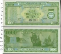 Продать Банкноты Редонда 1000 долларов 2013 