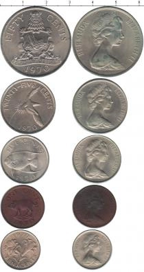 Продать Наборы монет Бермудские острова Бермуды 1970 1970 Медно-никель