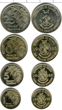 Продать Наборы монет Гвинея Гвинея 1985 0 