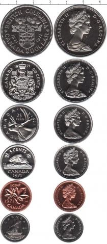 Продать Наборы монет Канада Канада 1971 1971 