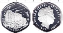 Продать Монеты Карибы 10 долларов 2007 Серебро