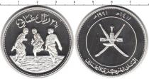 Продать Монеты Оман 2 1/2 риала 1991 Серебро