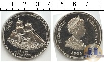 Продать Монеты Теркc и Кайкос 1 крона 2006 Медно-никель