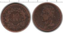 Продать Монеты Французская Гвиана 10 сентим 1825 Медь