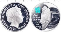 Продать Монеты Великобритания 5 фунтов 2009 Серебро