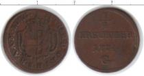 Продать Монеты Венгрия 1/4 крейцера 1774 Медь