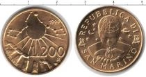 Продать Монеты Сан-Марино 200 лир 1999 