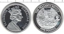 Продать Монеты Гибралтар 5 фунтов 2008 Серебро