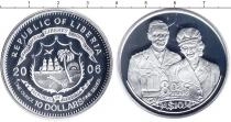 Продать Монеты Либерия 10 долларов 2006 Серебро