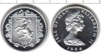 Продать Монеты Остров Мэн 10 пенсов 1984 Серебро