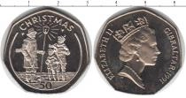 Продать Монеты Гибралтар 50 пенсов 1993 Медно-никель