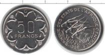 Продать Монеты КФА 50 франков 1980 Медно-никель