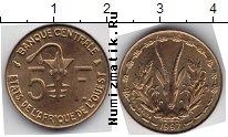Продать Монеты Центральная Африка 5 франков 1985 