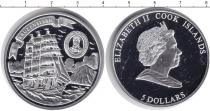 Продать Монеты Острова Кука 5 долларов 0 Серебро